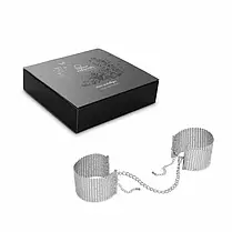 Наручники Bijoux Indiscrets Desir Metallique Metallic Mesh Handcuffs (Silver), фото 4