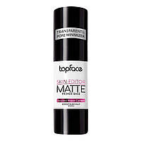 База під макіяж TopFace "Skin Editor - Mate Primer Base" Прозора, 31 мл