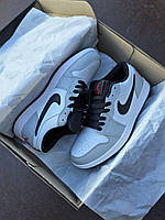 Nike Air Jordan 1 Low • Grey White • 36