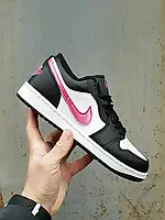 Nike Air Jordan 1 Low •Black White Pink• 36