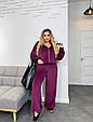 Костюм велюр на хутрі “Millioner” Модель: 801-230 Колір: сірий, марсал, фото 3