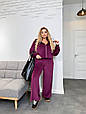 Костюм велюр на хутрі “Millioner” Модель: 801-230 Колір: сірий, марсал, фото 5