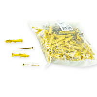 Дюбель 6х40 пот, уп100шт Metalvis