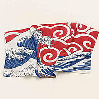 Великий чайний рушник із зображенням великої хвилі в Канагаві