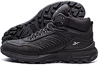Мужские зимние кожаные ботинки Reebok Classic Black Мужские зимние кожаные кроссовки Reebok Classic Black