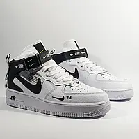 Nike Air Force 1 Mid lv8 Utility •White Black• 36