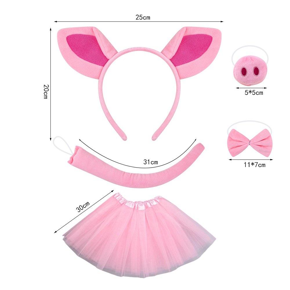 Костюм свинки для дівчинки із фатиновою спідницею, фото 1