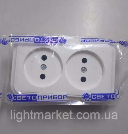 РА16-060 Розетка 2-а, фото 1