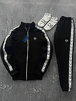 Теплый костюм мужской кофта на молнии без капюшона и штаны трёхнить на флисе S M L XL XXL