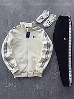 Теплый спортивный костюм мужской кофта и штаны трёхнить на флисе S M L XL XXL