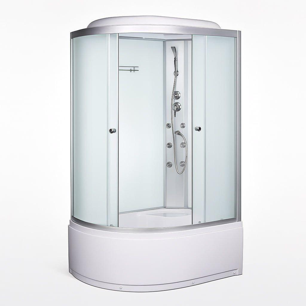 Душовий бокс Vivia 81 W R RC правий 120х80х215 см з глибоким піддоном асиметричний з гідромасажем