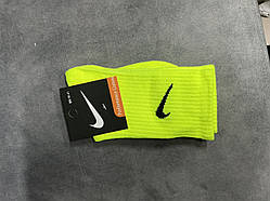 Шкарпетки салатові найк бавовна Теніска