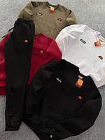 Теплый костюм мужской свитшот и штаны трёхнить на флисе XS S M L XL XXL 3XL