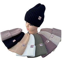 Жіноча шапка віскоза "MiuMiu" Розмір: 54- 59 (DNJ-17341)