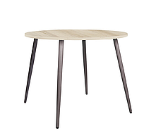 Стіл обідній Modern lite 4L anthracite ДСП h18 бук артизан d700 мм (Новий Стиль ТМ)