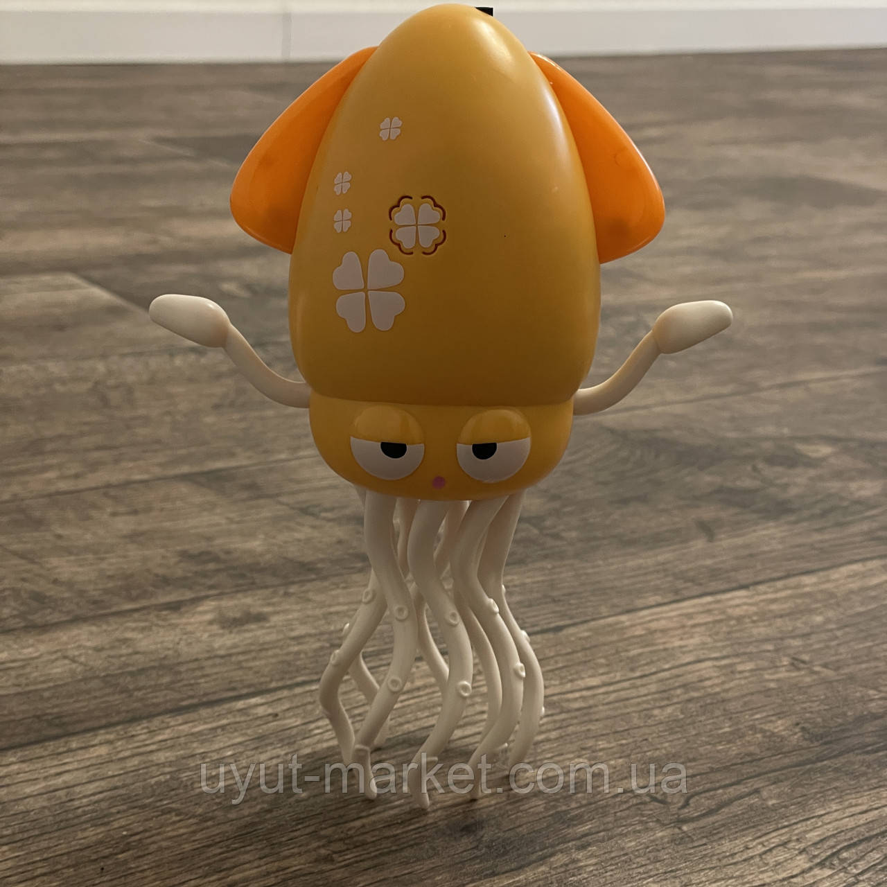 Танцюючий кальмар акумуляторна іграшка зі світлом та музикою, інтерактивні веселощі для дітей, фото 1