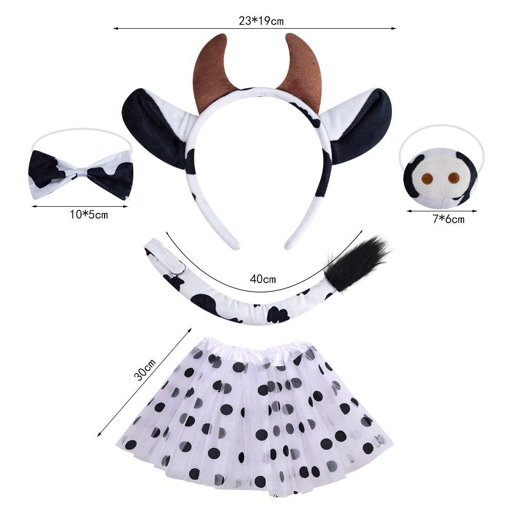 Костюм корівки для дівчинки із спідницею, фото 1