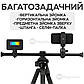 Горизонтальна штанга для штатива Yunteng VCT-369 подовжувач штатив для запису зверху для фотоапарата з тримачем для телефона, фото 3
