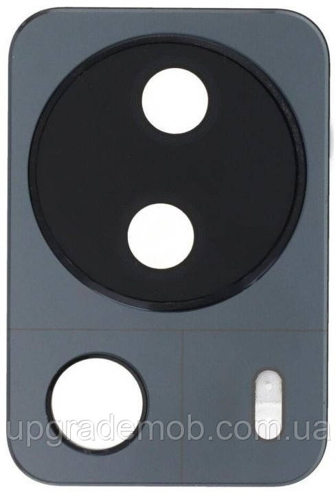 Скло камери Xiaomi 13 Lite з рамкою чорного кольору Black, фото 1