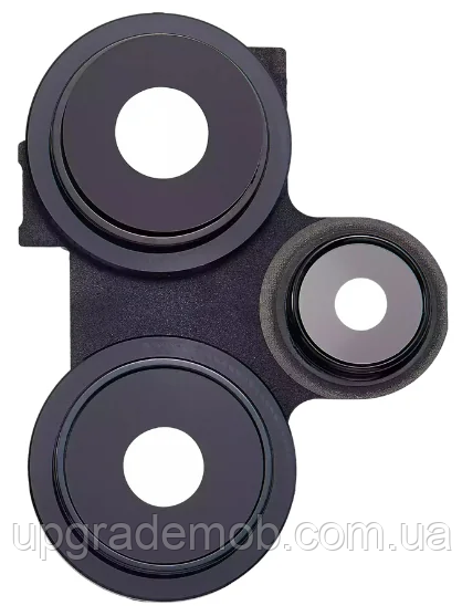 Скло камери Xiaomi Poco F5 з рамкою чорного кольору Black, фото 1