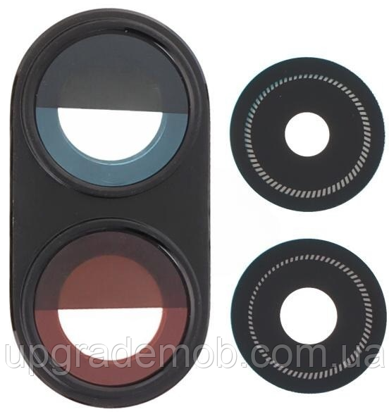 Скло камери Xiaomi Poco X7 Pro з рамкою чорного кольору Black/Yellow, фото 1