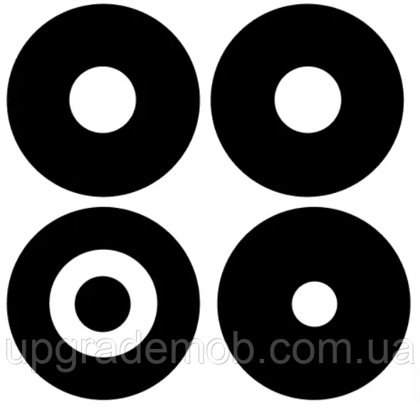 Скло камери Tecno Spark 30 KL6 без рамки комплект 4, фото 1