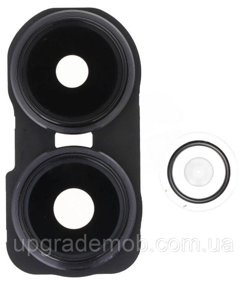 Скло камери Xiaomi Redmi Note 13 4G з рамкою чорного кольору Midnight Black, фото 1