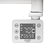 Електричний радіатор Adler AD 7823, 400 Вт, сенсорний LED-дисплей, таймер, настінний, фото 3