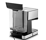 Кавоварка побутова для дому кухні з капучинатором 850W Ріжкові кавоварки для дому для щоденного використання 1,6л, фото 3