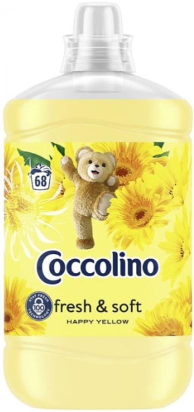 Ополіскувач — кондиціонер для білизни Coccolino Happy Yellow 1700 ml 68 прань