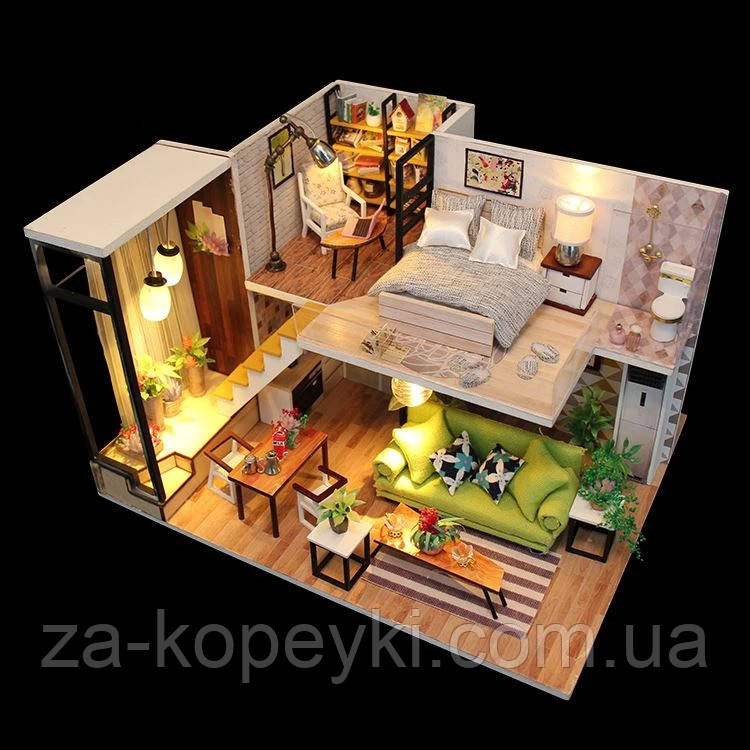 Румбокс Романтична Скандинавська Вілла DIY Romantic Nordic Villa Інтер'єрний конструктор M-030, фото 1