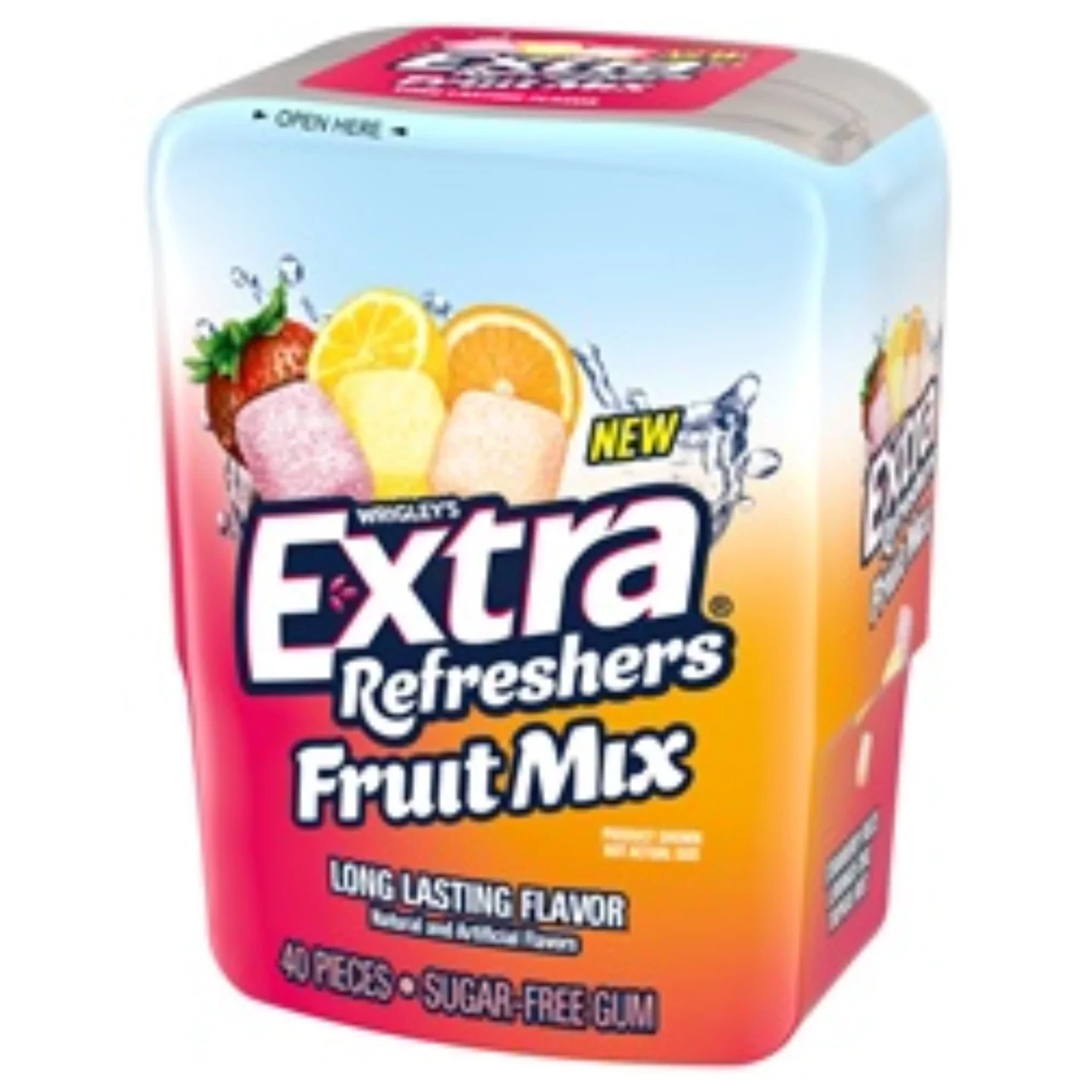 Жувальна гумка Extra Refreshers Fruit Mix Sugar-Free Без цукру 40 шт. США
