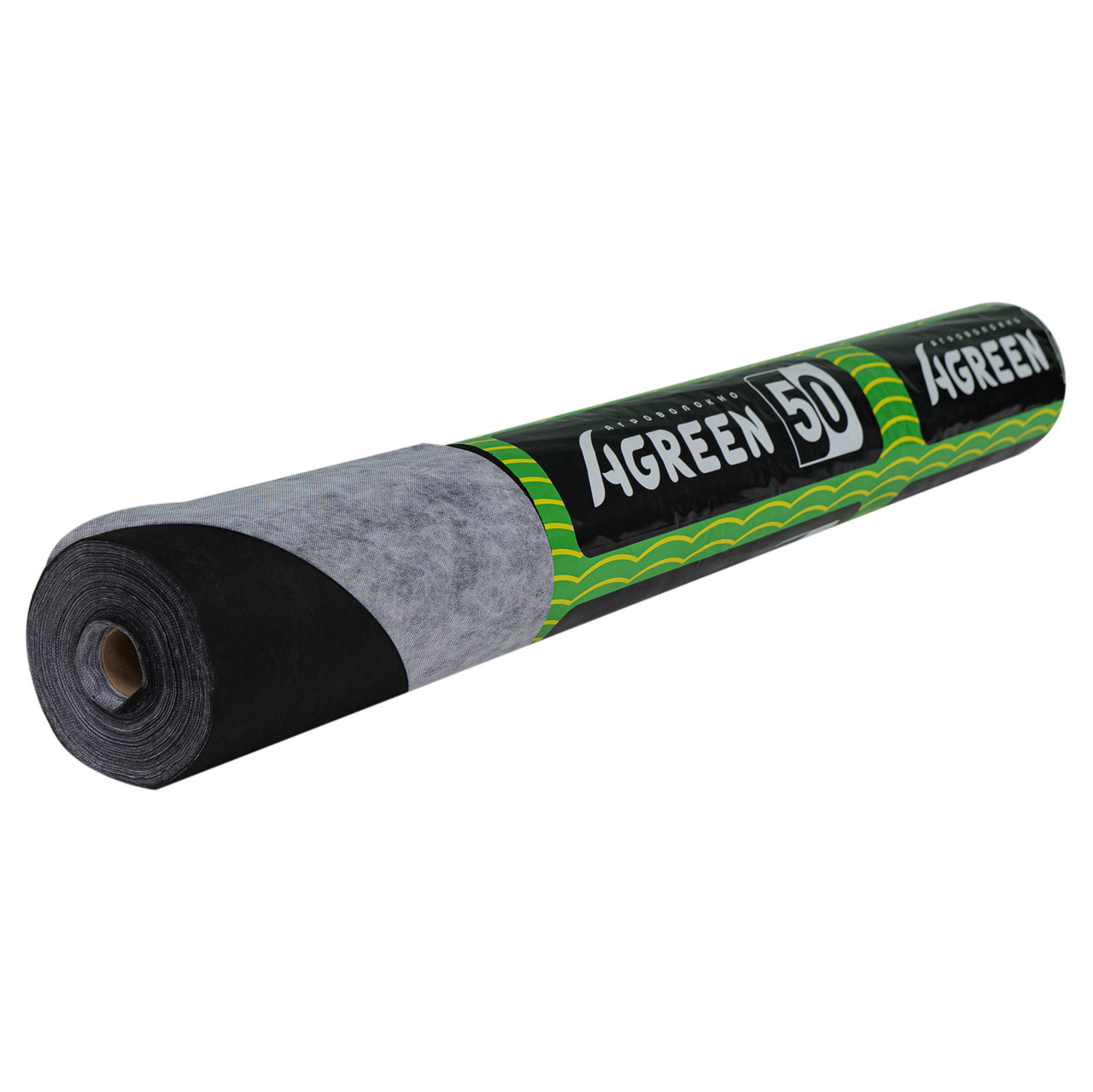 Агроволокно мульчувальне Agreen Чорно-біле 50 г/м2 1.07 м х 100 м Універсальне агрополотно для саджанців