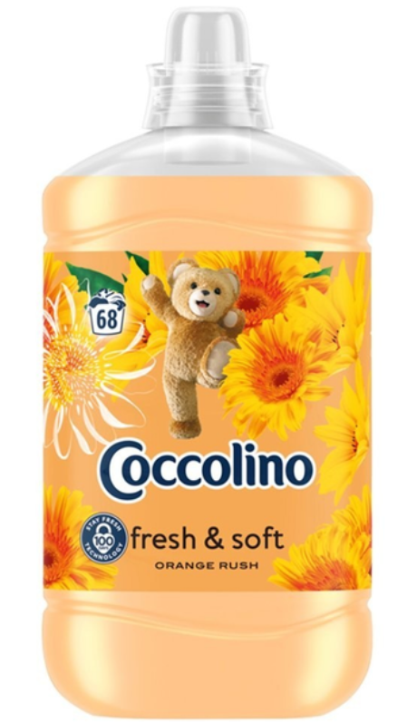 Ополіскувач — кондиціонер для білизни Coccolino Orange Rush 1700 ml 68 прань