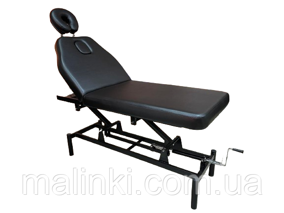 Масажний стіл модель CH-257 із регульованою висотою чорний ML, фото 1