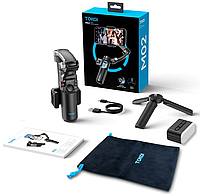 Стабілізатор для телефону TOKQI-M02 зі знімним пультом дистанційного керування + LED підсвічування