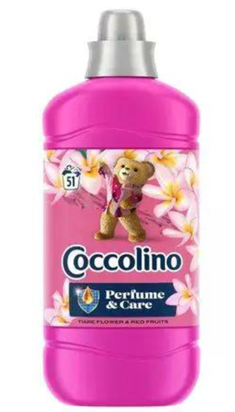 Кондиціонер для білизни Coccolino Perfume & Care Tiare Flower & Red Fruits 1275 ml 51 прань