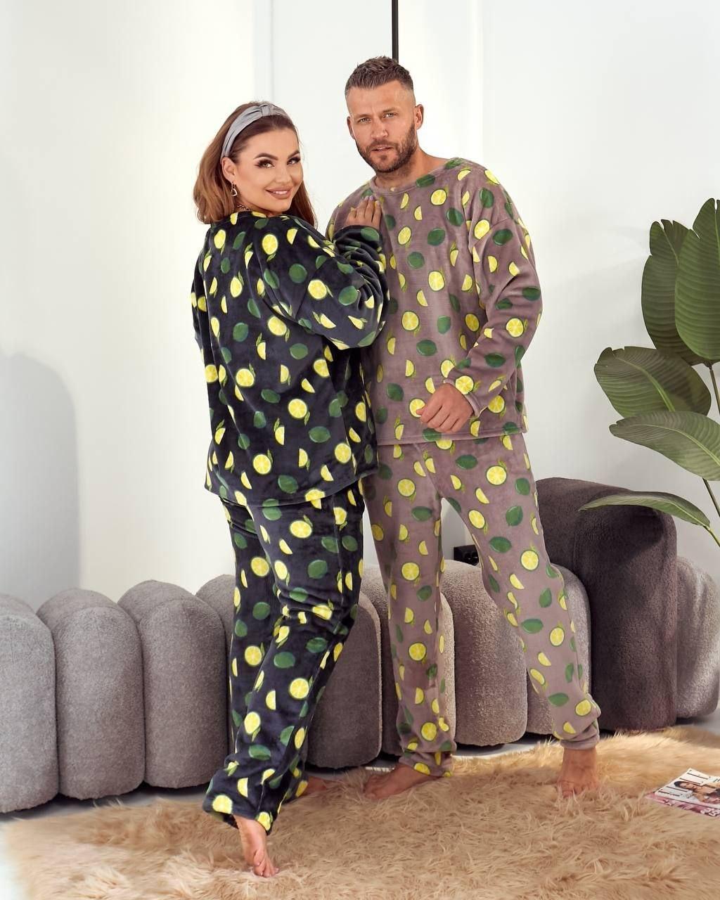 Піжама (штани з манжетами)  у кольорі баклажан, фото 1