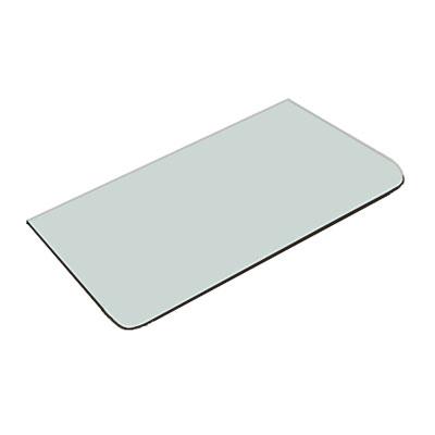 Підставка під піч скляна прямокутна 1000х500 мм товщина - 6 мм (графіт)