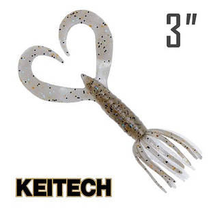 Little Spider 3" (70 мм.) 8 шт. Силікон Keitech col. #440 Electric Shad