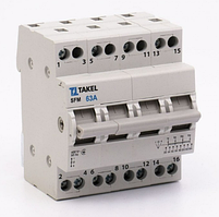 Рубильник перекидний 4-х полюсний 40А Такел