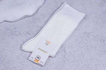 Шкарпетки жіночі високі білі, кашемірові шкарпетки