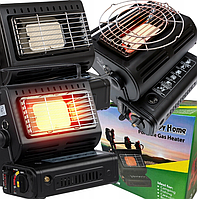 Портативна газова плита-обігрівач 2в1 Happy Home 1,3 кВт