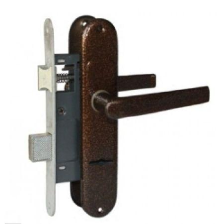 Замок врізний Тандем ЗВ6-1Р медь, фото 1