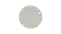 Мембрана до водяного редуктора газової колонки, D90 мм, ВПГ (неформована, гумова)