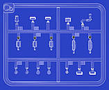 Пластикова модель 1/35 MiniArt 53014 німецький бронеавтоомбіль Sd.Kfz. 234/4 з гарматою та екіпажом, фото 3