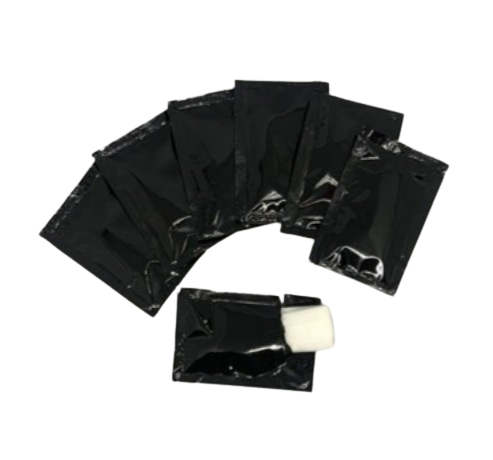 Серветка волога освіжаюча, чорна індивідуальна упаковка (500 шт./уп.)