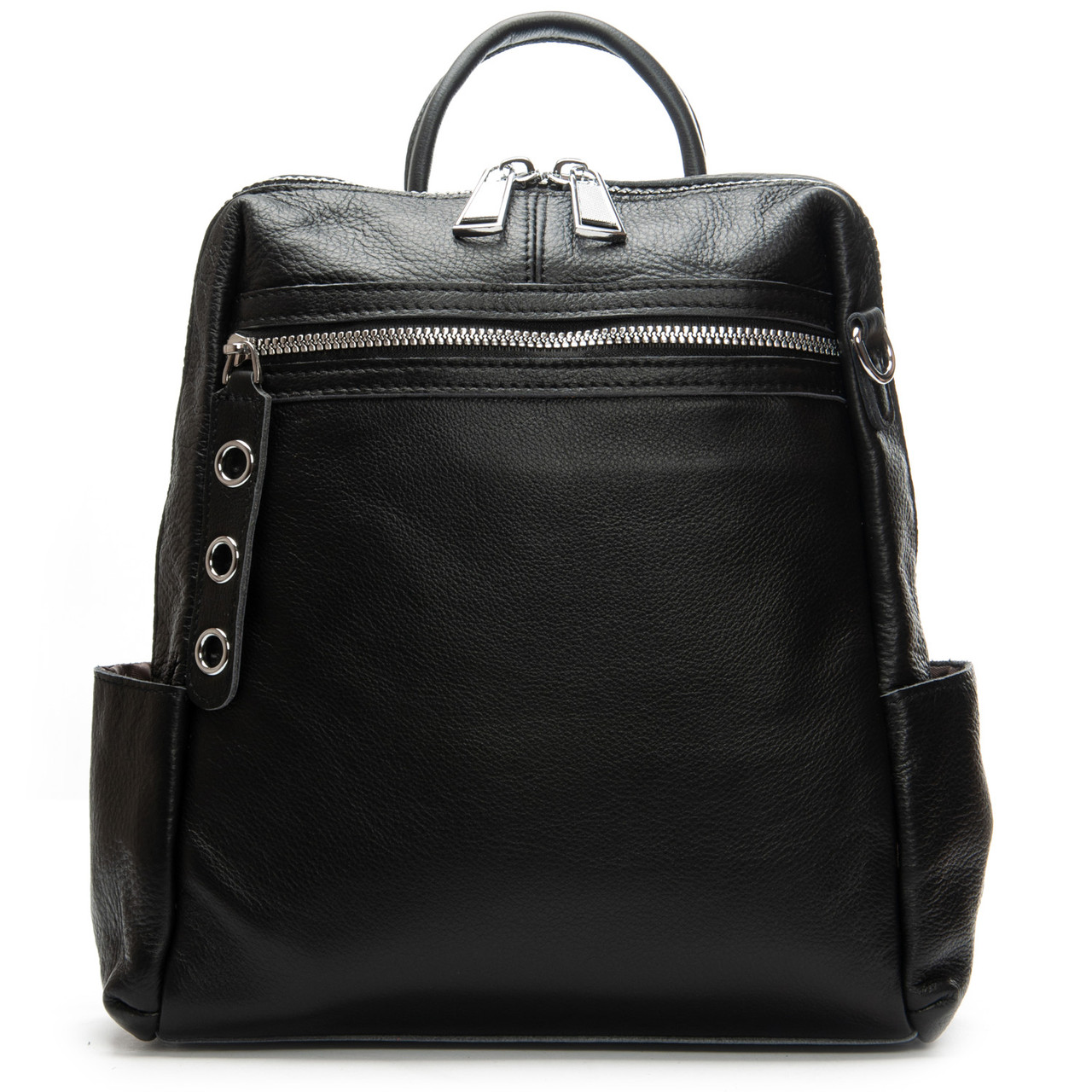 Сумка Женская Рюкзак кожа ALEX RAI 8781-9 black.Купити жіночі рюкзаки гуртом і в роздріб із натуральної шкіри в Україні
