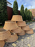 Кошик під ялинку натурального кольору D-70см, фото 4
