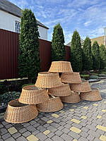 Кошик під ялинку натурального кольору D-70см